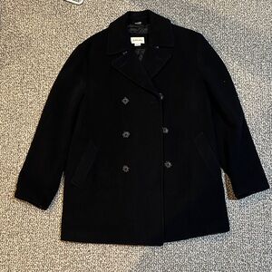 St Johns’s Bay Classic Black Men’s Peacoat